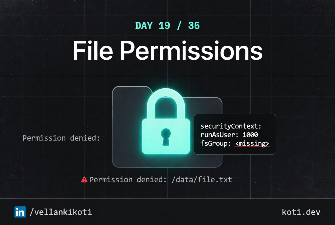 Read-Only Filesystem in Kubernetes: The Volume Permission Fix