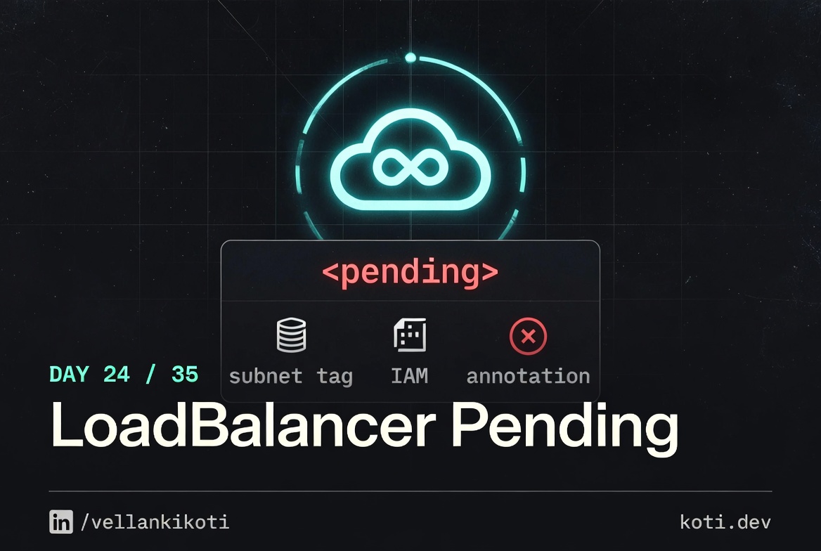 LoadBalancer Stuck on <pending>? It Is Probably Your Selector