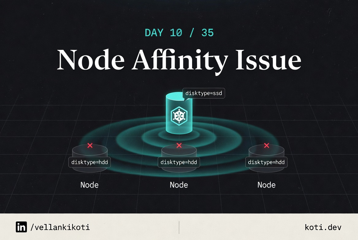 Node Affinity in Kubernetes: The Hostname Typo That Pending'd My Pod